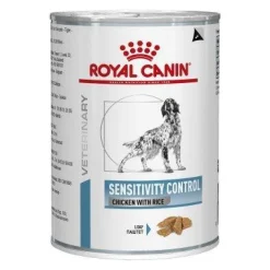 Royal Canin Veterinary Diet Canine Sensitivity Control Alimento Húmedo para Perros Adultos con Pollo 410gx12un