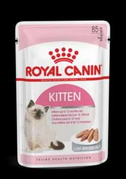Royal Feline Kitten Pate Comida Húmeda 12 sobres de 85g