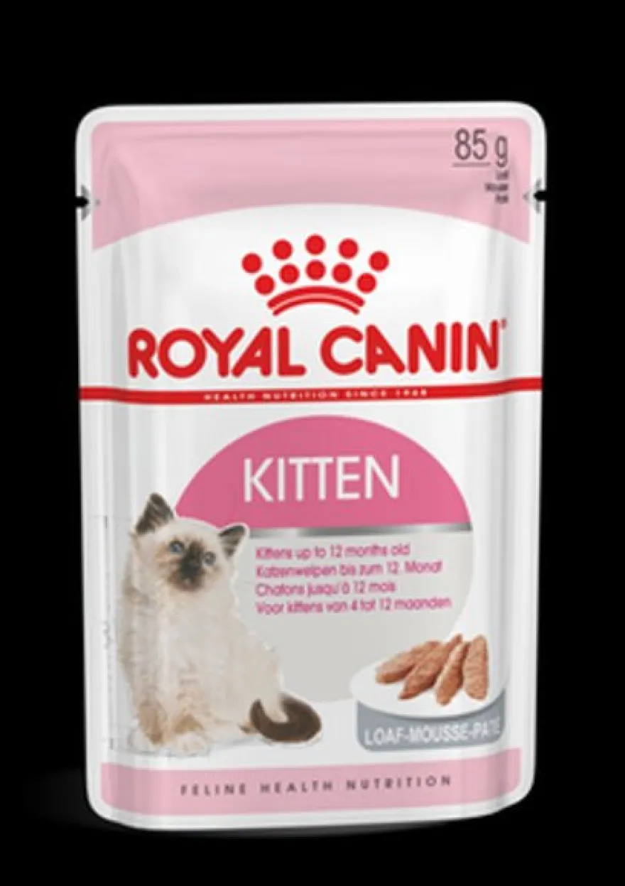 Royal Feline Kitten Pate Comida Húmeda 12 sobres de 85g