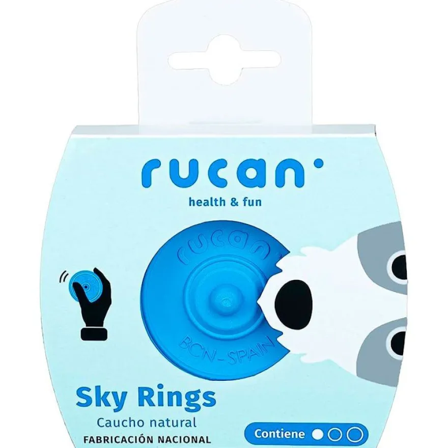 Rucan Sky Rings Disco Juguete para Perro Azul 65g