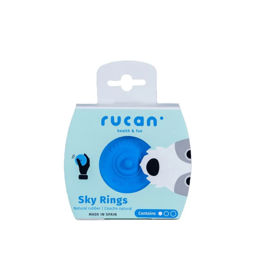 Rucan Sky Rings Disco Juguete para Perro Azul 65g