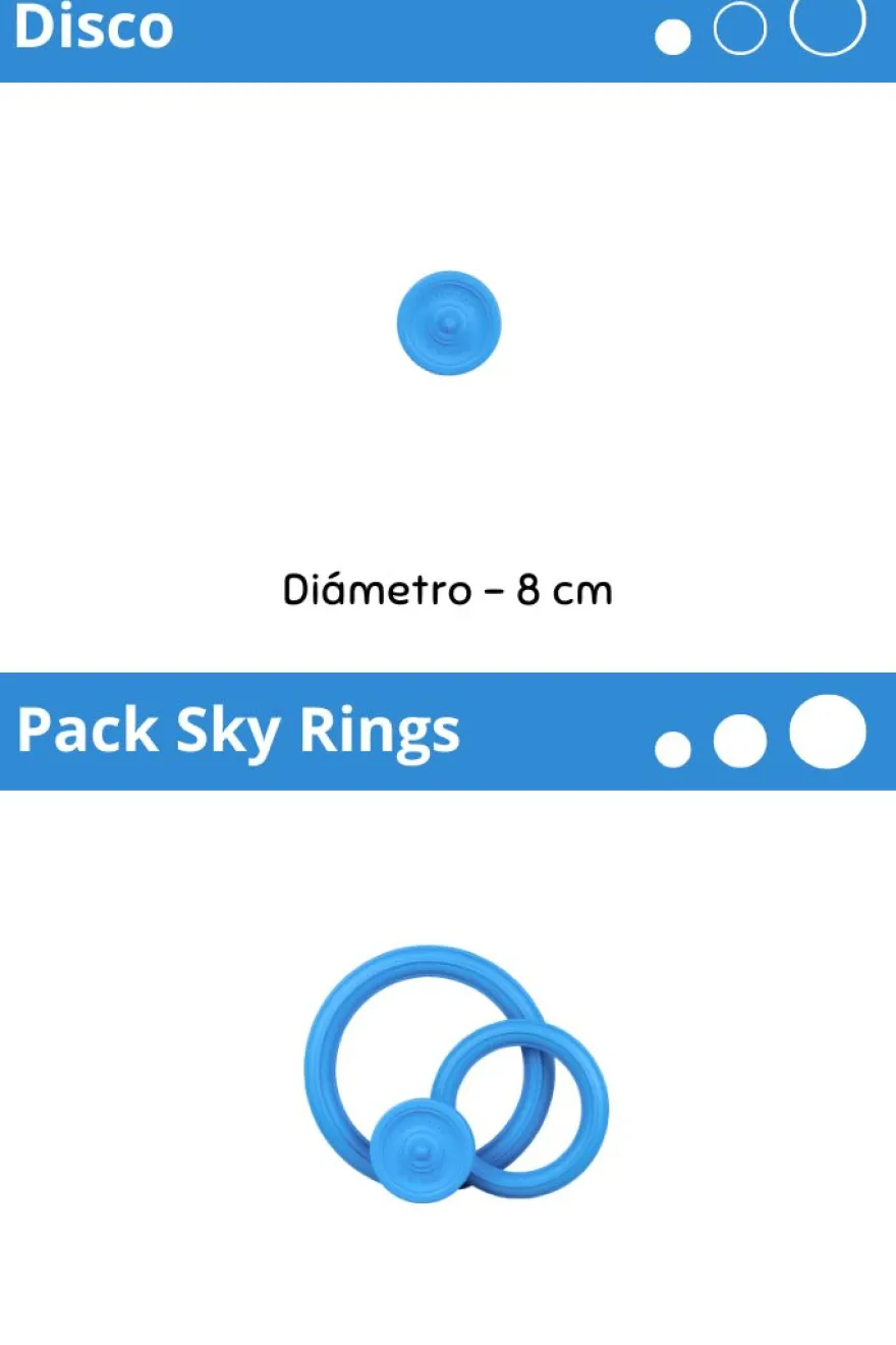 Rucan Sky Rings Juguetes Interactivos 3 ud