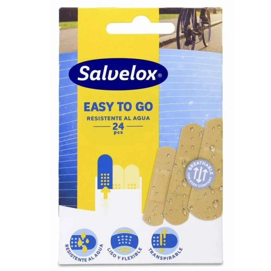 SALVELOX Easy To Go Resistente al Agua 24 Apósitos