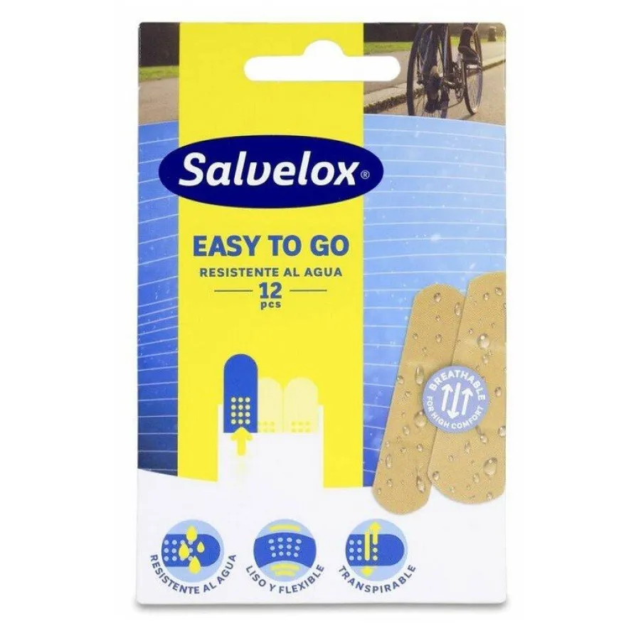 SALVELOX Easy To Go Resistente al Agua 12 Apósitos