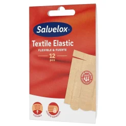 SALVELOX Textil Elástico 12 Apósitos de Tela Flexible