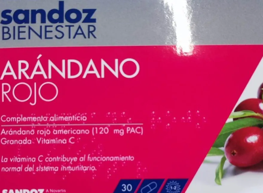 SANDOZ Bienestar Arándano Rojo 30 Cápsulas