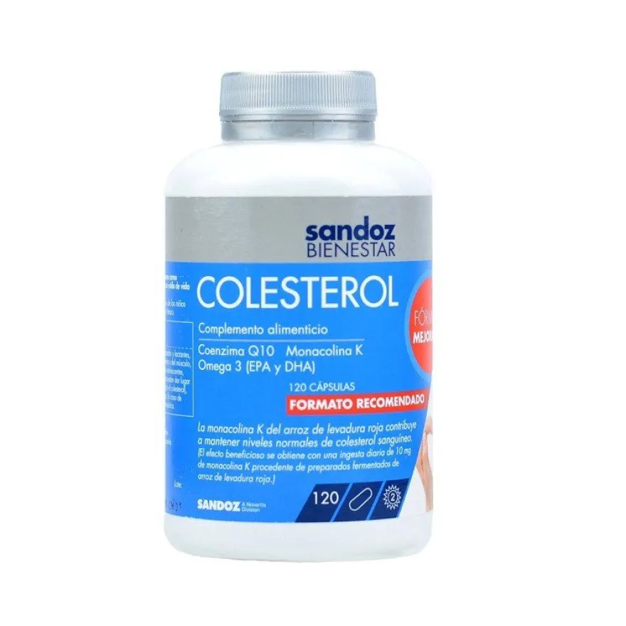 SANDOZ Bienestar Colesterol 120 cápsulas (Bote)