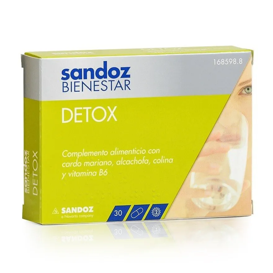 SANDOZ Bienestar Detox 30 Cápsulas