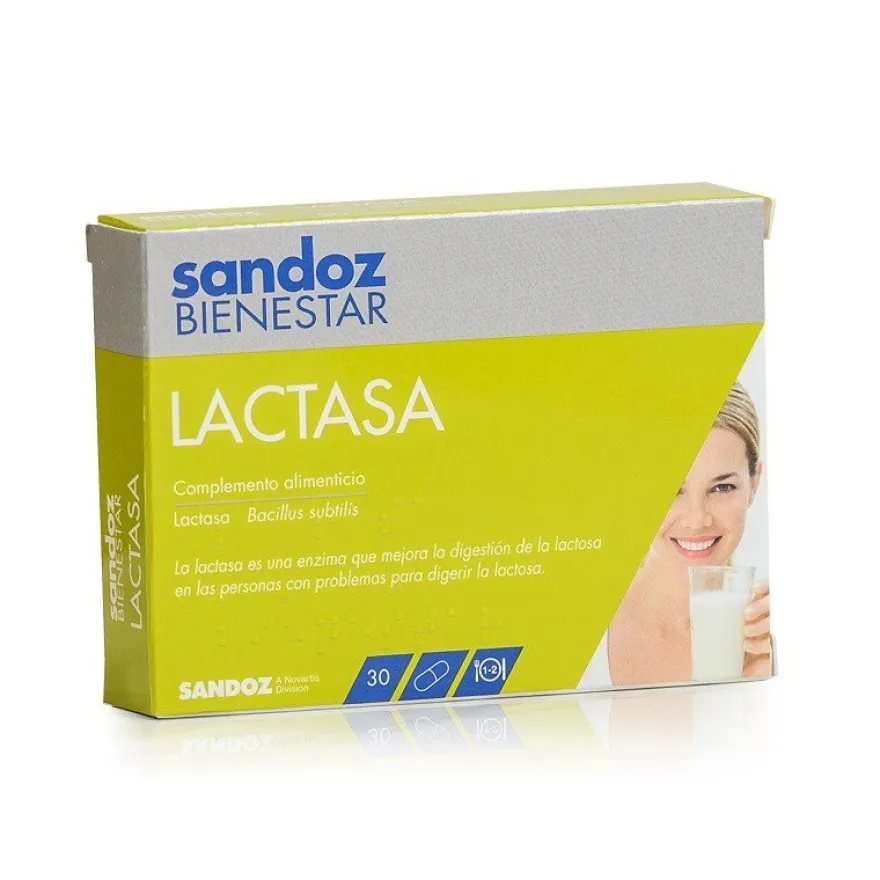SANDOZ Bienestar Lactasa 30 Cápsulas