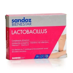 SANDOZ Bienestar Lactobacillus 20 Cápsulas