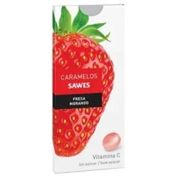 Sawes Caramelos Fresa Sin Azúcar 22g