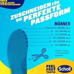 SCHOLL Plantilla Gel Activ Profesional Hombre Talla 40 - 46.5