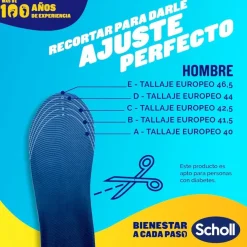 SCHOLL Plantilla Gel Activ Sport Hombre Talla 40 - 46.5