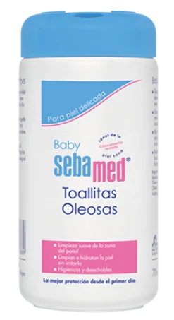 SEBAMED Baby Toallitas Oleosas 70 Unidades