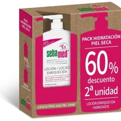SEBAMED Emulsión Hidratante Sin Jabón con Aceite de Oliva DUPLO 2x750ml