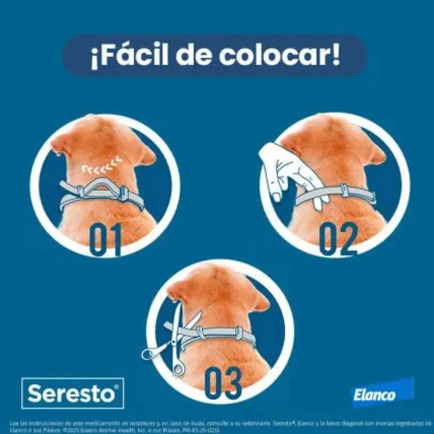 Seresto Collar Perros + 8 Kg 70cm Lata
