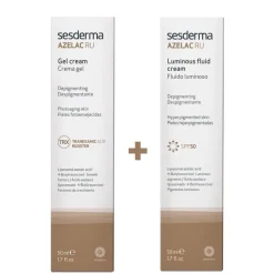 SESDERMA Pack Azelac Ru Despigmentante Crema-Gel 50ml + Azelac Ru Crema Gel Fluido Luminoso 50ml