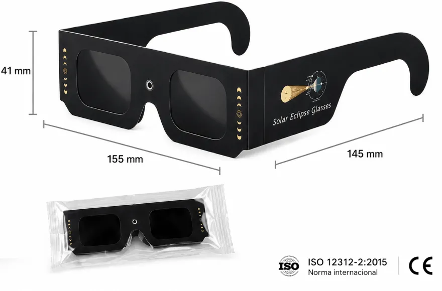 SFG Gafas para Eclipse Solar ISO 12312-2 1 Unidad