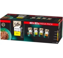 Sheba Bulkpack Aves en Gelatina 40 ud