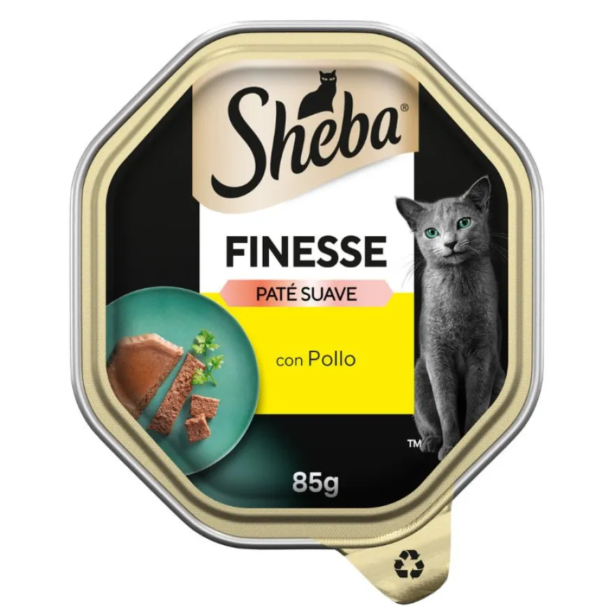 Sheba Finesse Pollo Paté para Gatos 22 ud