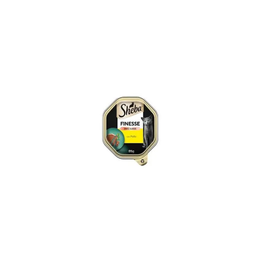 Sheba Finesse Pollo Paté para Gatos 22 ud
