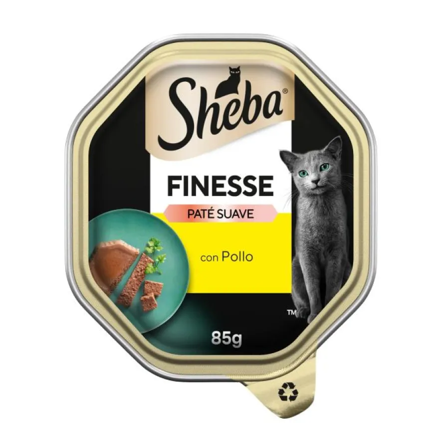 Sheba Finesse Pollo Paté para Gatos 22 ud