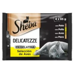 Sheba Multipack Delicatezze Salsa Pescado 4x85g