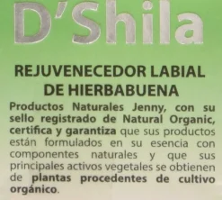 Shila Rejuvenecedor Labial de Hierbabuena 15 ml