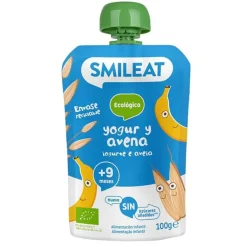 SMILEAT Pouch de Yogur y Avena 100gr