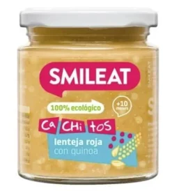 SMILEAT Tarrito Ecológico Cachitos Lentejas con Quinoa 230g