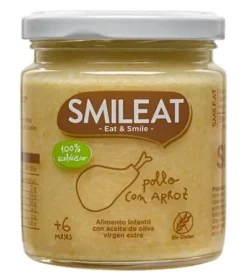 SMILEAT Tarrito Ecológico de Pollo con Arroz 230g