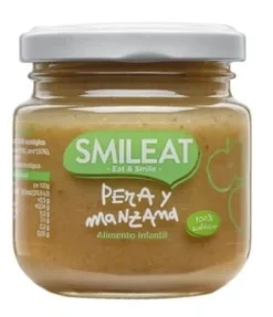 SMILEAT Tarrito Ecológico de Pera y Manzana 130g