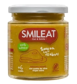 SMILEAT Tarrito Ecológico de Ternera con Verduras 230g
