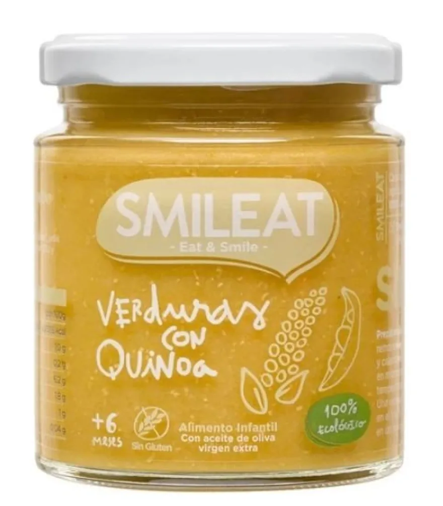 SMILEAT Tarrito Ecológico Verduras con Quinoa 230g