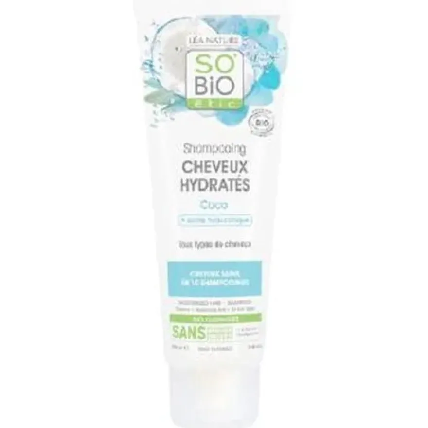 Sobio Champú Hidratante Coco y Ácido Hialurónico 250ml