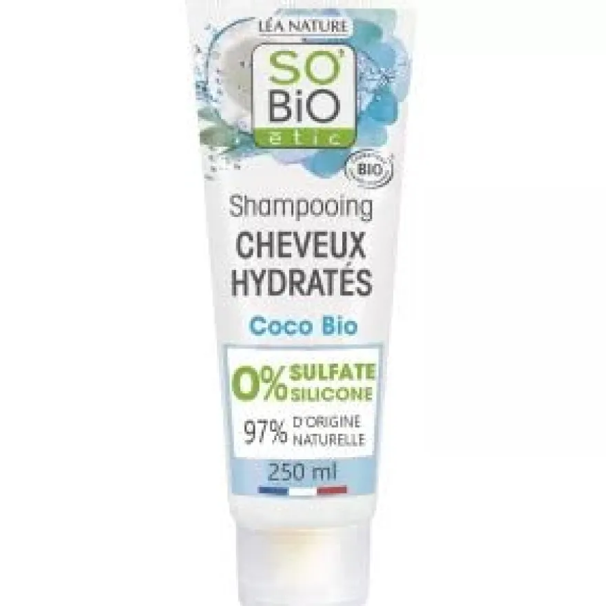 Sobio Champú Hidratante Coco y Ácido Hialurónico 250ml