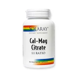 Solaray Calcio/Magnesio 90 Cápsulas