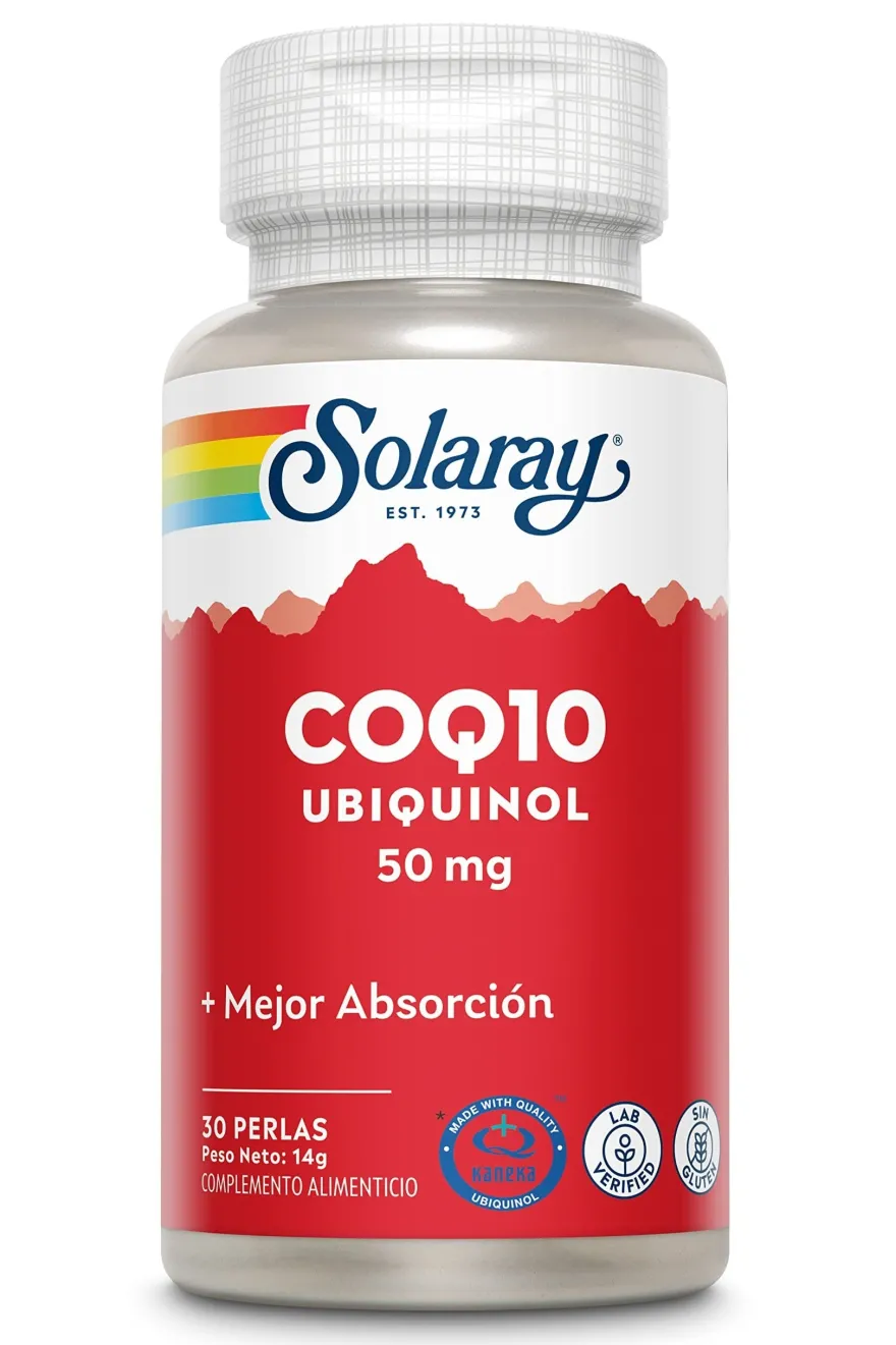 Solaray CoQ-10 Ubiquinol 100 mg 30 Perlas