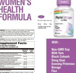 Solaray Phytoestrogen Plus EFAs 60 Perlas
