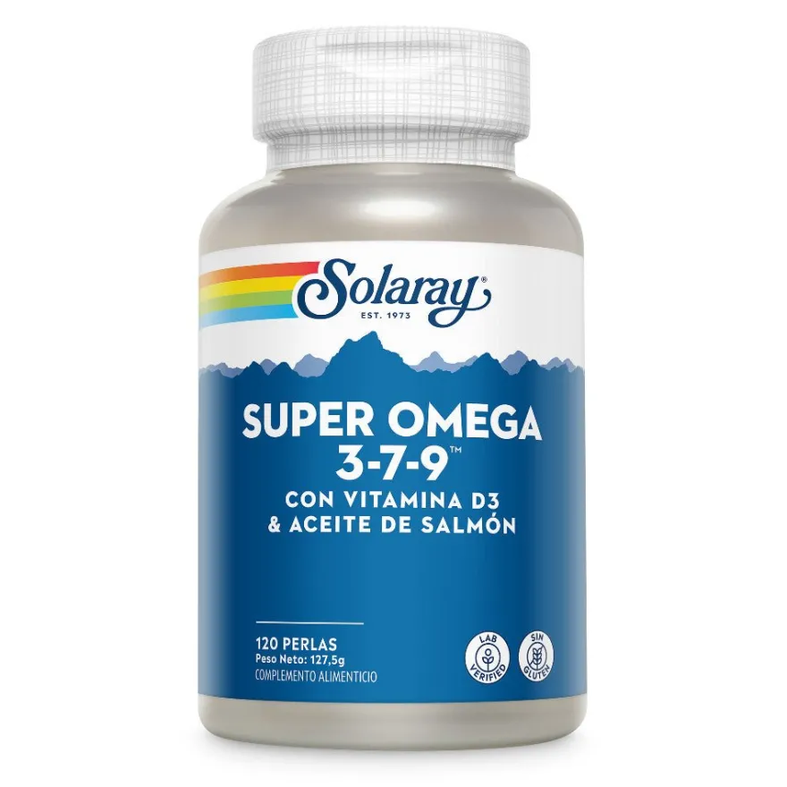 Solaray Super Omega 3-7-9 120 Perlas