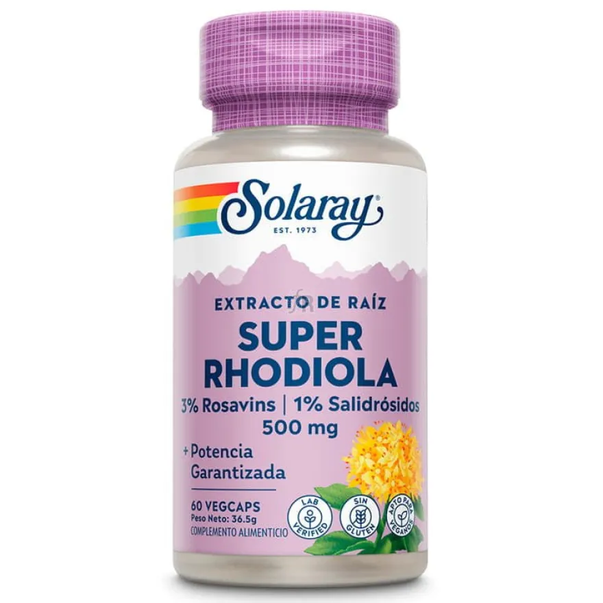 Solaray Super Rhodiola 60 Cápsulas