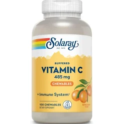 Solaray Vitamina C 500 Mg Sabor Naranja 100 Comprimidos