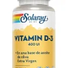 Solaray Vitamina D3 400 Ui 120 Perlas