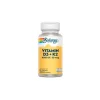 Solaray Vitamin D3 + K2 60 Cápsulas