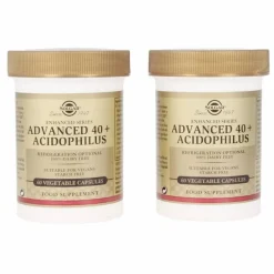 SOLGAR 40+ Acidophilus Avanzado Probiótico 120 Cápsulas Vegetales