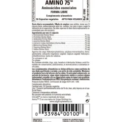 SOLGAR Amino 75 (30 Cápsulas Vegetales)