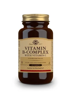 Solgar B-Complex con Vitamina C 250 Comprimidos
