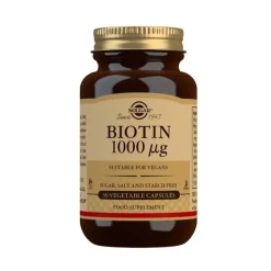 SOLGAR Biotina 1000 mcg 50 comprimidos