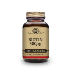 SOLGAR Biotina 300 mcg 100 comprimidos