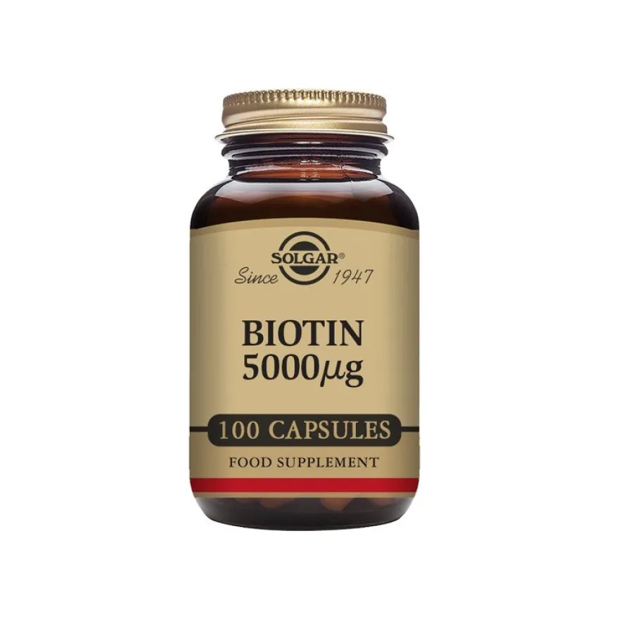 SOLGAR Biotina 5000 mcg 100 comprimidos